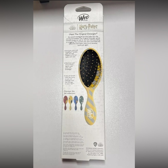 Wet Brush Harry Potter Hufflepuff Detangling Hair Brush Limited Edition FLAWED - Picture 4 of 9